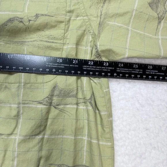 Columbia shirt mens 2XL River Lodge Fishing Shirt Sailfish Print‎ Button Up - Picture 6 of 9